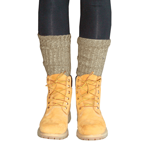 Olive \u0026 Army Green Marled Boot Socks