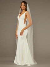 Chapel Drape Bridal Veil | V2087CP-D