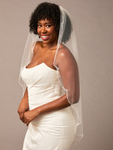 Single Fingertip Bridal Veil | V2674SF