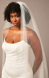 Wide Cathedral Bridal Veil | V2675WC