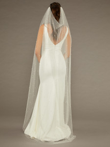 Chapel Drape Bridal Veil | V2087CP-D