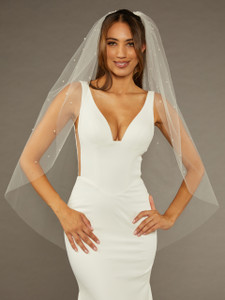 Single Fingertip Bridal Veil | V2488SF