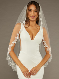 Single Fingertip Bridal Veil | V2499SF