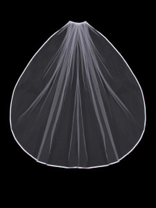 Single Tier Bridal Veil
