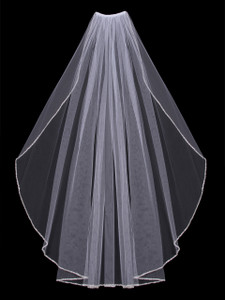 Single Tier Bridal Veil