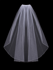 Single Tier Bridal Veil
