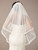 Two Layer Circle Cut Fingertip Bridal Veil | V2580F