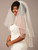 Double Layer Wrist Bridal Veil | V2669W
