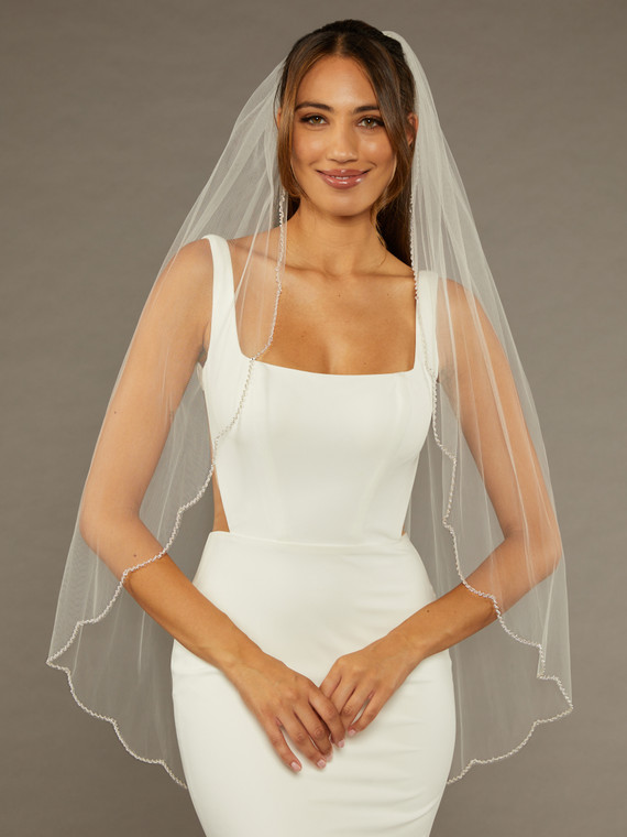 Single Tier Veil | V2191SF