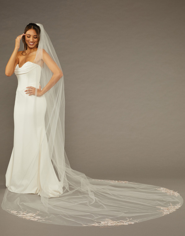 Wide Royal Cathedral Bridal Veil | V2494WRC