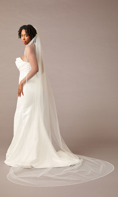 Cathedral Bridal Veil | V2583C