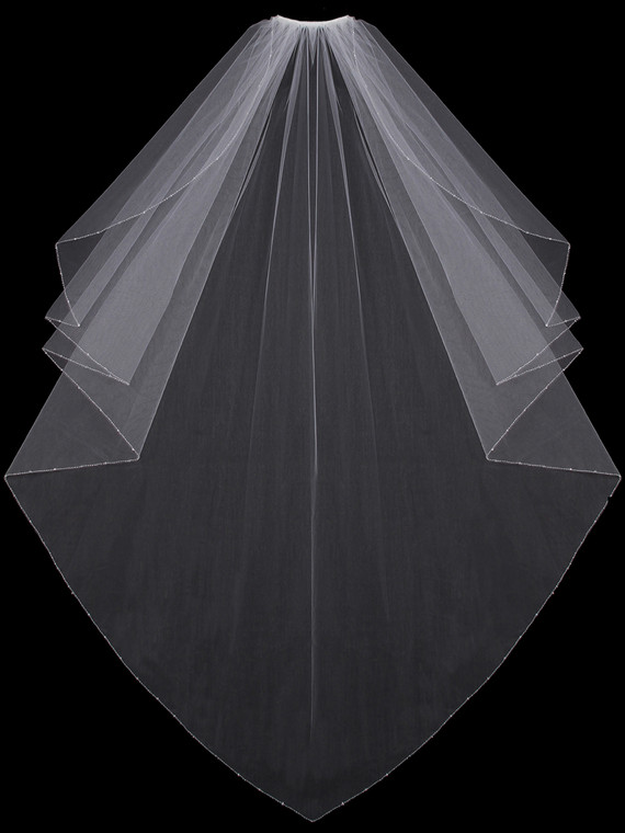 Angel-Cut Bridal Veil | V201CF