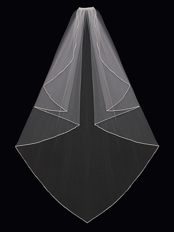 Angel-Cut Bridal Veil | V303CF