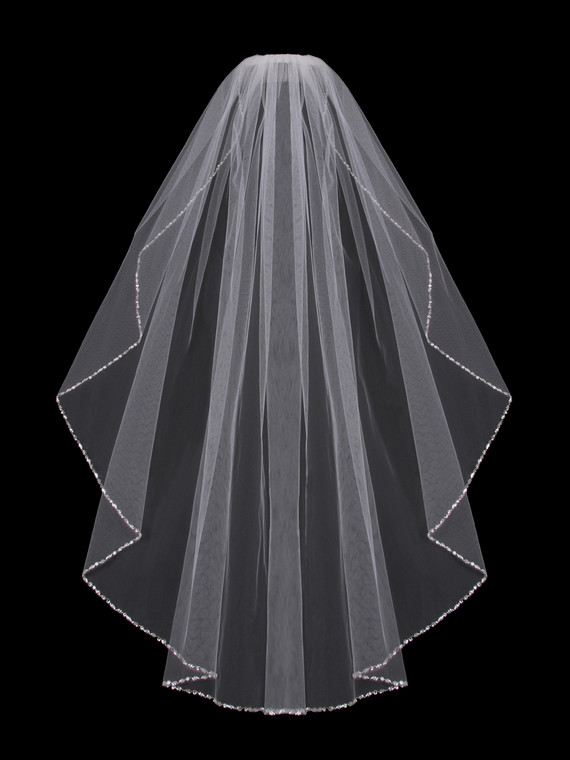 Single Tier Bridal Veil