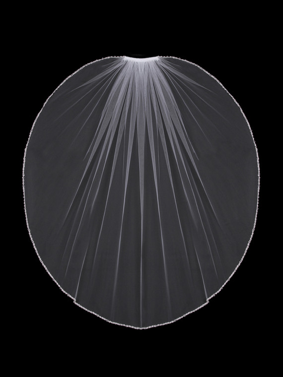 Single Tier Bridal Veil