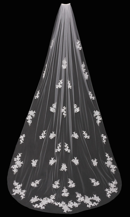 Cathedral Bridal Veil | V1695C