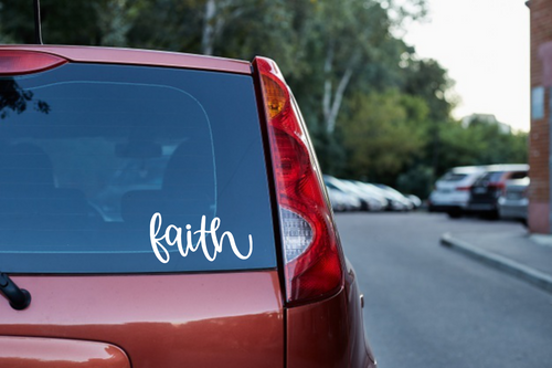 Faith Christian Vinyl Decal Car | Mug | Window