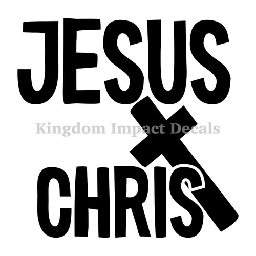 Jesus Christ Christian Iron On Vinyl Decal Transfers for T-shirts/Sweatshirts