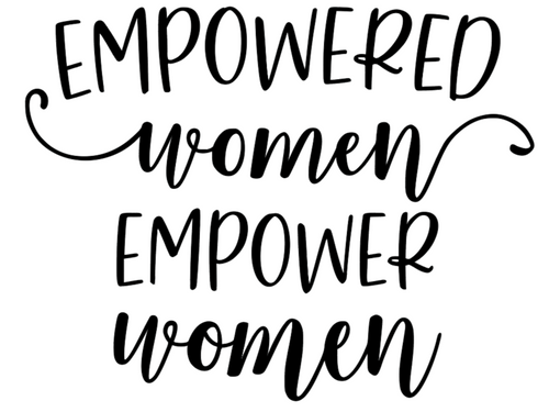 Empowered Women Iron On Vinyl Decal Transfers for T-shirts/Sweatshirts