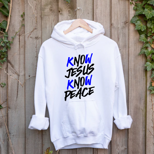 Know Jesus Know Peace Hooded Sweatshirt