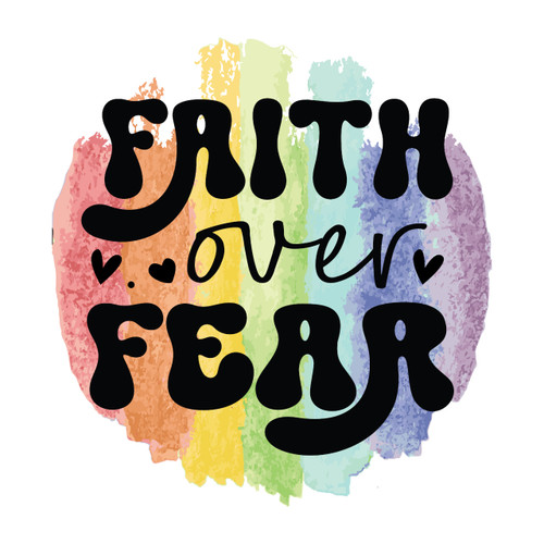 Faith Over Fear Circle