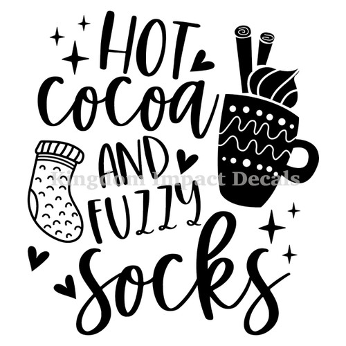 Hot Cocoa Fuzzy Socks