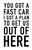 You Got A Fast Car Iron On Vinyl Decal Transfers for T-shirts/Sweatshirts