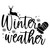 Winter Weather Iron On Vinyl Decal Transfers for T-shirts/Sweatshirts