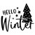 Hello Winter Iron On Vinyl Decal Transfers for T-shirts/Sweatshirts