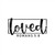 Loved Romans 5:8 Christian Iron On Vinyl Decal Transfers for T-shirts/Sweatshirts