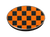 TMS Micro™  Orange & Black Checker | Figure Skating Spinner TMSMicro-OBC The Mad Spinner