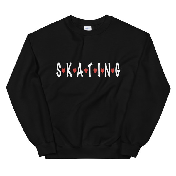 Love For Skating Sweatshirt The Mad Spinner