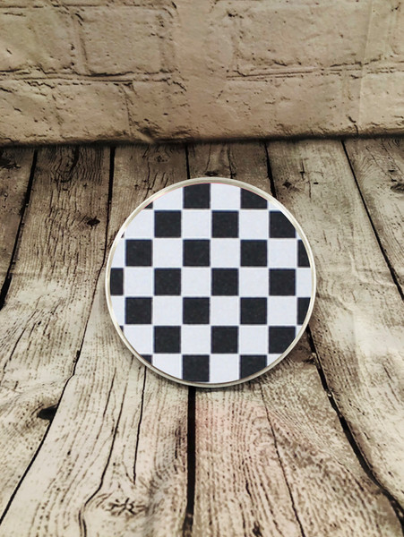 TMS Mini™ 2.0 Black White Checker | Figure Skating Spinner