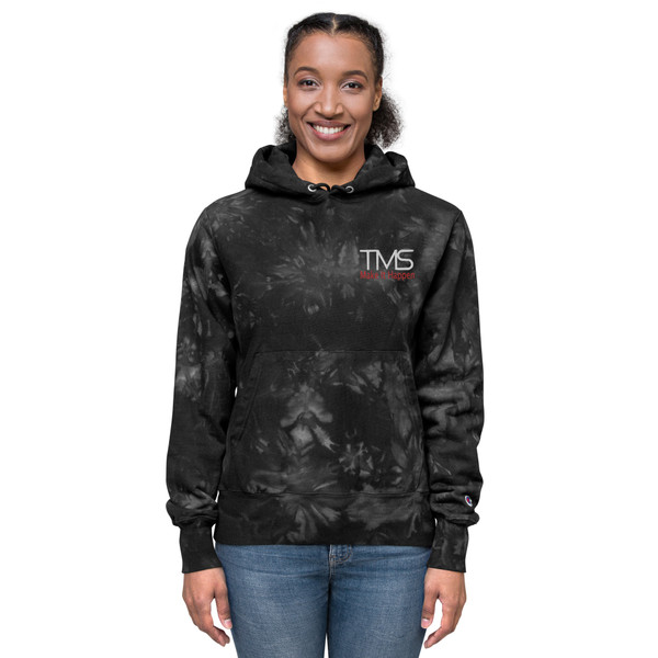 TMS Make It Happen Champion tie-dye hoodie The Mad Spinner