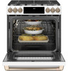 Café™ 30" Smart Slide-In, Front-Control, Dual-Fuel Range with Warming Drawer C2S900P4MW2