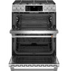 Café™ 30" Smart Slide-In, Front-Control, Dual-Fuel, Double-Oven Range with Convection C2S950P2MS1