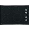 GE® 30" Built-In Knob Control Electric Cooktop JP3030SWSS