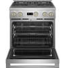 ZGP304NTSS Monogram 30" All Gas Professional Range with 4 Burners (Natural Gas)