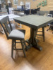 Graystone Pub Table and Swivel Chairs