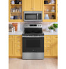 GE® 30" Free-Standing Electric Convection Range with No Preheat Air Fry and EasyWash™ Oven Tray GRF600AVSS