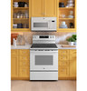 GE® 30" Free-Standing Electric Convection Range with No Preheat Air Fry and EasyWash™ Oven Tray GRF600AVWW