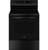 GE® 30" Free-Standing Electric Convection Range with No Preheat Air Fry and EasyWash™ Oven Tray GRF600AVBB