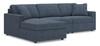 Ashley Modmax Ink Sofa with Chaise - Nuvella Performance Fabric! 