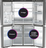 GE Profile™ ENERGY STAR® 28.3 Cu. Ft. Quad-Door Refrigerator with Dual-Dispense AutoFill Pitcher - PAE28BYTFS