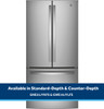 GWE19JYLFS - GE® ENERGY STAR® 18.6 Cu. Ft. Counter-Depth French-Door Refrigerator