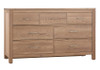 Tide and Timber Clear Oak Dresser