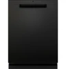 GE® Top Control with Stainless Steel Interior Dishwasher with Sanitize Cycle: GDP670SGVBB