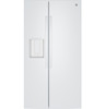 GSS28NGYWW GE® 27.9 Cu. Ft. Side-By-Side Refrigerator with Extra Tall Dispenser and In-Door Icemaker