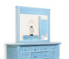 Beachfront Ocean Blue Basket Nightstand