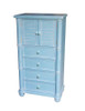 Beachfront Ocean Blue Door Chest